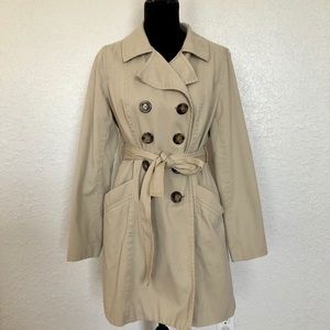 Old Navy Khaki Trench Coat - Medium